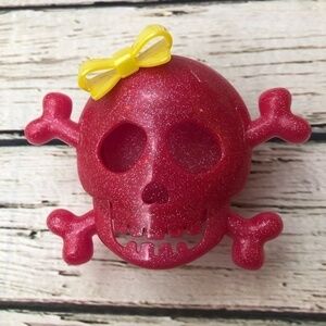 Bath & Body Works Car Fragrance Holder Vent Visor Clip Pink Skull